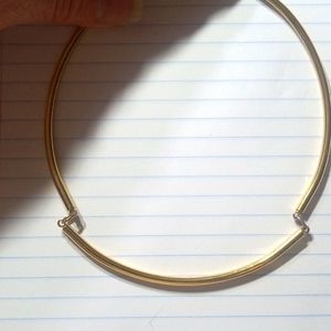 Trifari choker gold tone